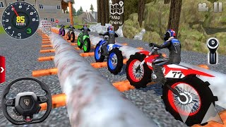 不可能なバイクスタント走行 - Dirt Bikes Racing Simulator 2025 Android/iOS向け泥道ゲームプレイ [FHD] screenshot 1