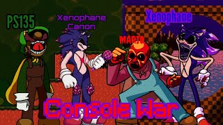 FNF Console War-Trole trouble X Mario is missing X Real Mario X Xenophane Canon