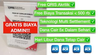 QRIS Merchant BCA = Gratis Biaya Admin‼️ Duit Masuk 5x Sehari! UMKM Wajib Tahu
