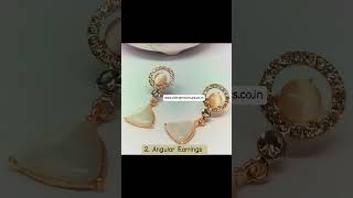 Types of Earrings to style if you have a Round face