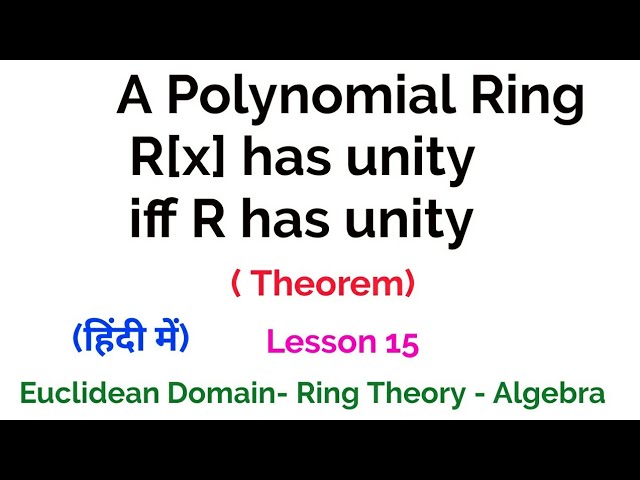 Applications of Ring Theory - HubPages