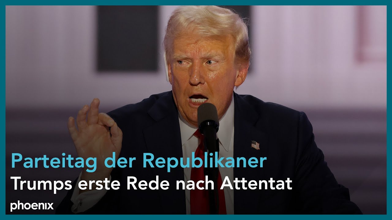 Rede von Donald Trump auf dem Parteitag der Republikaner - übersetzte Zusammenfassung | 19.07.24