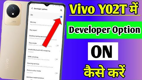 Vivo y02t me developer option on kaise kare | how to enable developer option in Vivo y02t