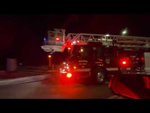 Waconia Fire - Tower 11 Responding to a Structure Fire