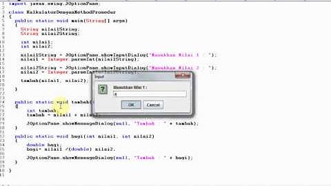 www.aplysit.com - Java Basic : 8.Kalkulator dengan Method