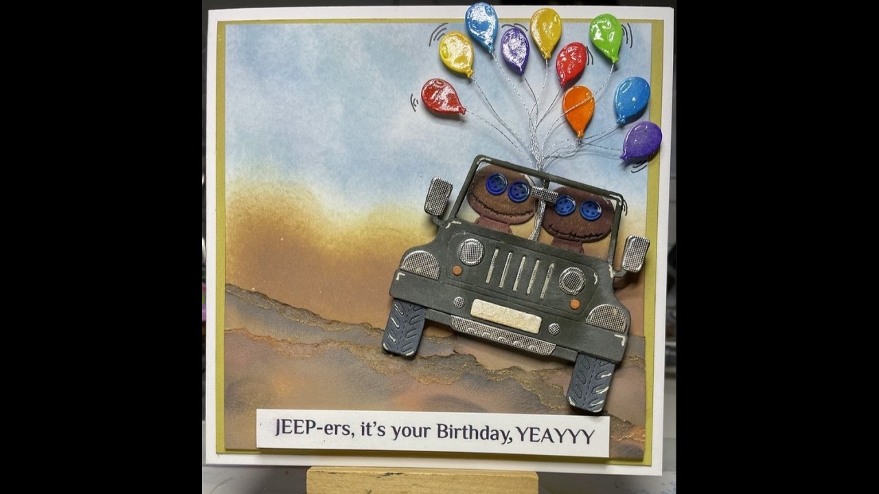 #196 Gummiapan Jeep and Lenart