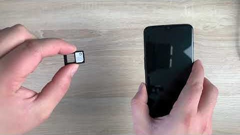 How to insert SIM card into OnePlus 6T