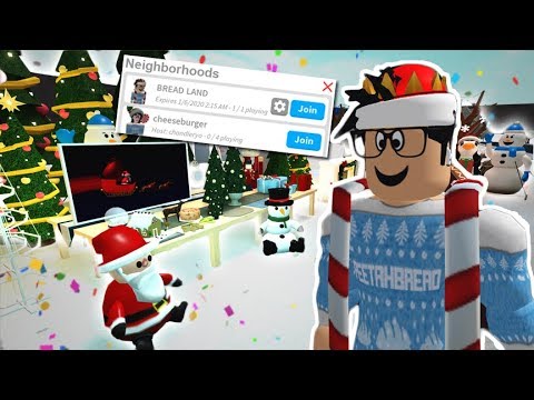 The New Bloxburg Christmas Update Private Servers Sledding And