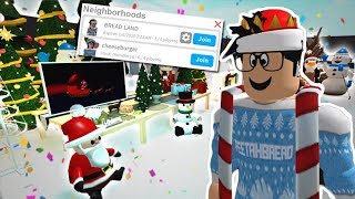 THE NEW BLOXBURG CHRISTMAS UPDATE! PRIVATE SERVERS, SLEDDING AND MORE!