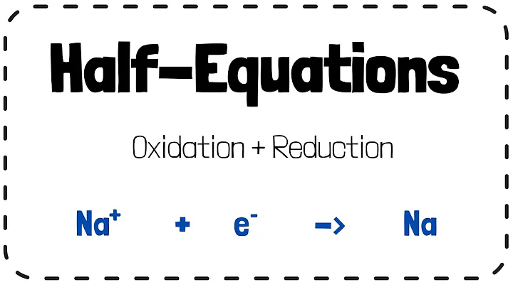 Half Equations - GCSE Chemistry Revision