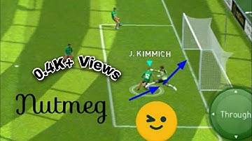 How to do Nutmeg in PES 21 Mobile. 💯% working trick