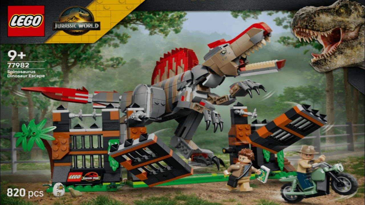 Spinosaurus Dinosaur Escape LEGO instructions