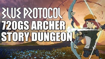Blue Protocol 720 Story Dungeon with Keen Strider