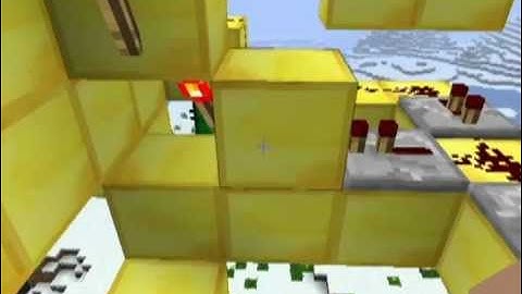 Minecraft Tutorial: Redstone Wall Parkour
