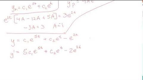 Examples of Solving ODEs with Laplace Transforms