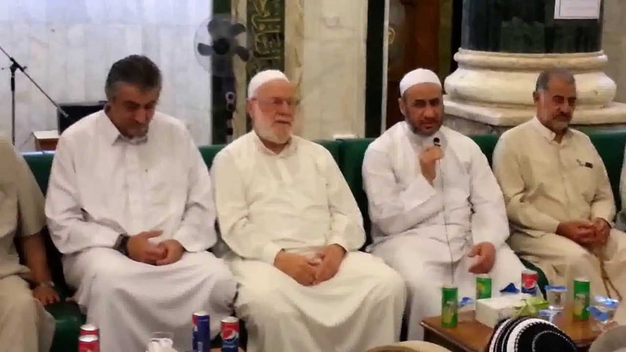 مصعب الصالحي ومولد في جامع النداء