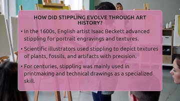 How Did Stippling Evolve Through Art History? - Drawing and Painting Academy
