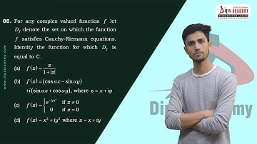 CSIR NET Maths June 2021 - Q.ID. 527 Part - C (16 FEB 2022) | Complex Analysis | Question Discussion