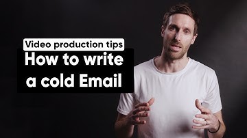 Landing a video production job using cold email