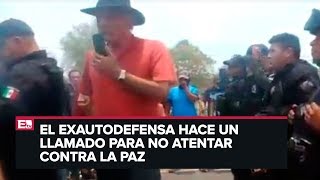 José Manuel Mireles defiende a pobladores de La Huacana