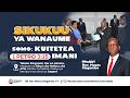 Mch Moses Magembe SIKUKUU YA WANAUME 