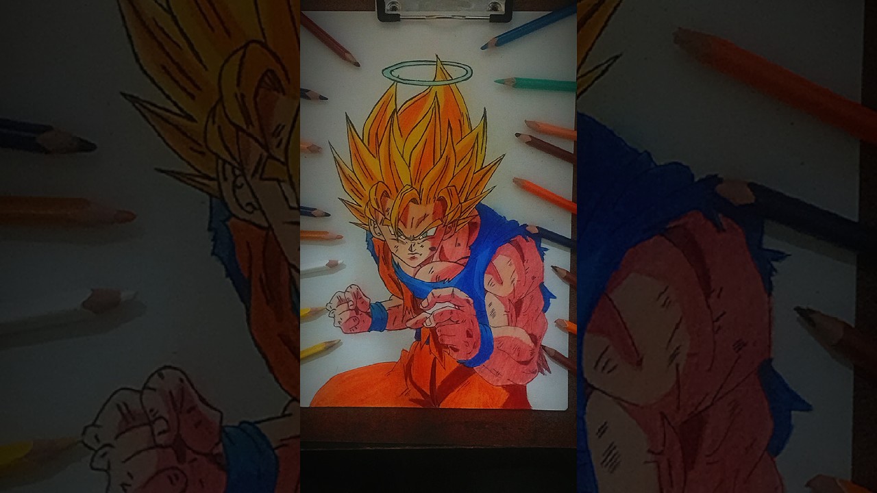 SPEED PAINTING  - GOKU SSJ 2