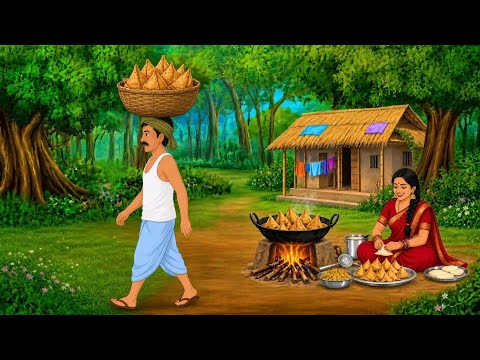 ईमानदार समोसे वाला । IMANDAAR SAMOSE WALA । HINDI KAHANI। MORAL KAHANI।