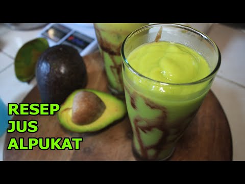 Alpukat Jus Recipe