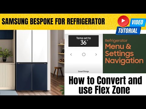 How do you use the flex zone on a Samsung refrigerator⚡️How to change the temperature of flex zone?