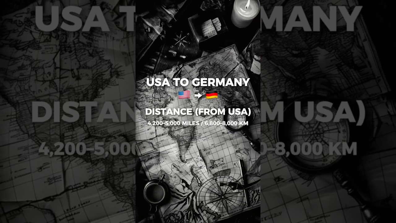 USA TO GERMANY 🇺🇸 | Daily Travel Cost, Distance, Safety & Worth It?