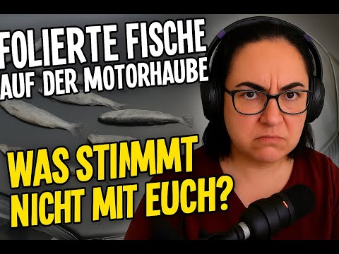 Robert Marc Lehmann Fische unter der Folie auf der Motorhaube