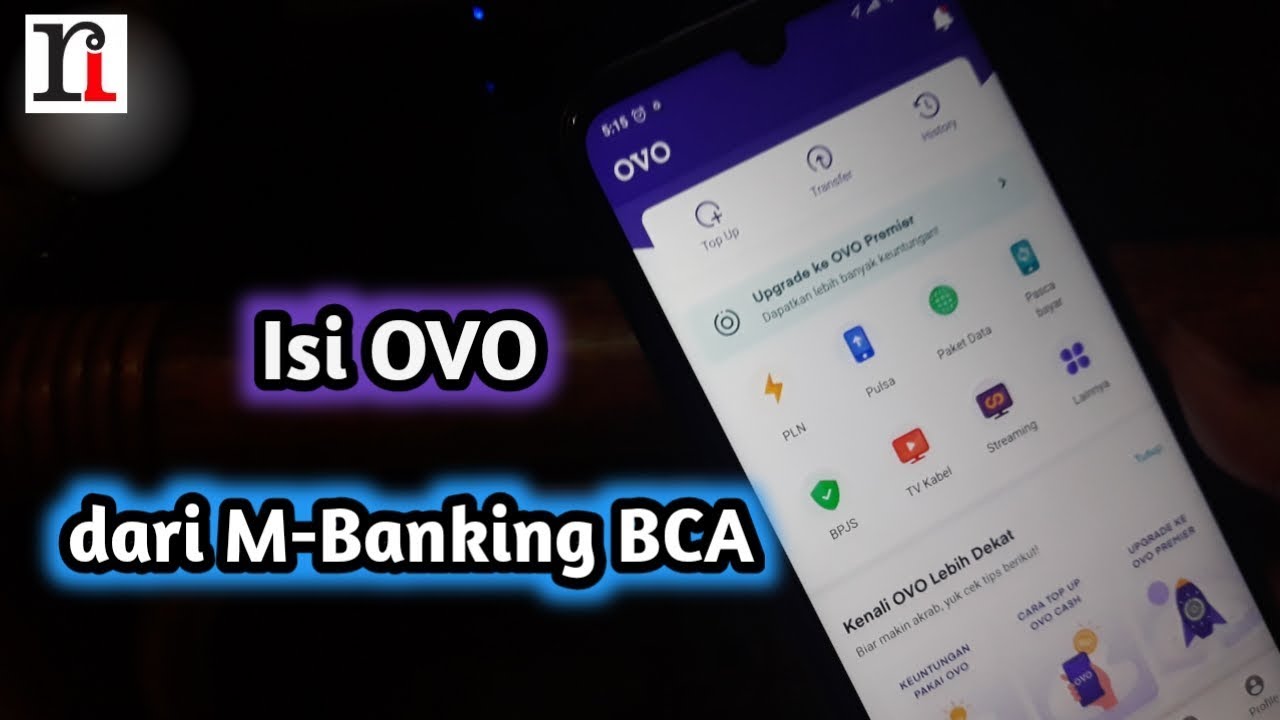 Mudah! Cara Isi OVO dari M-Banking BCA - YouTube