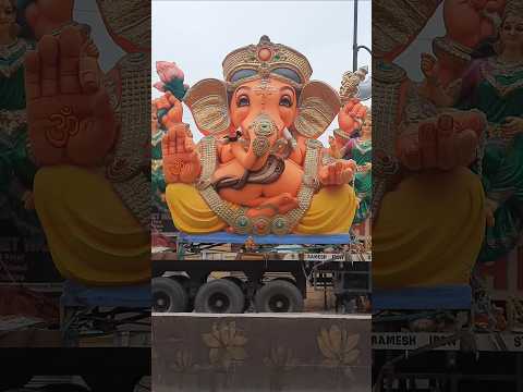 Ganesh chaturthi in Hyderabad #ganesh #ganeshchaturthi #vinayakachavithi #shorts