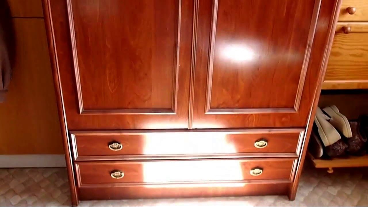 Armario 2 puertas clásico con cajones de segunda - YouTube