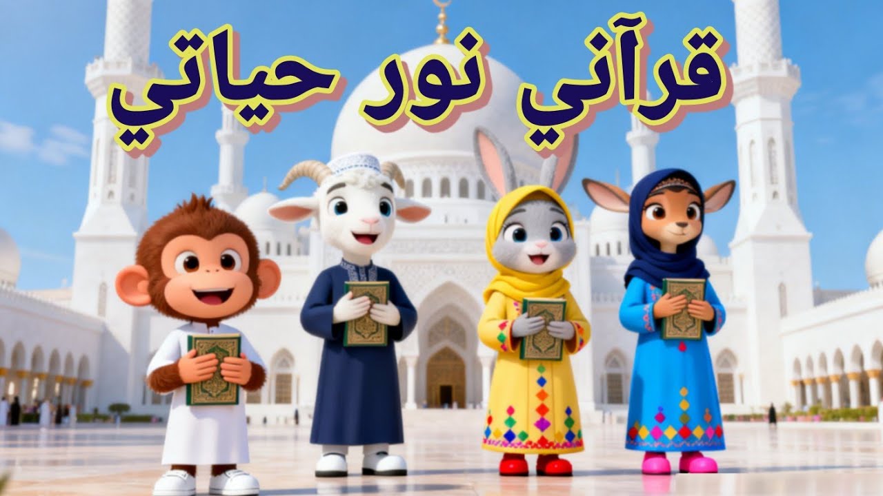 أنشودة قرآني نور حياتي🌟/نورُ قلوبِنا… مع كتابِ الله 📖/ أناشيد دينية للأطفال 🕌/ أناشيد رمضان الكريم 🌛