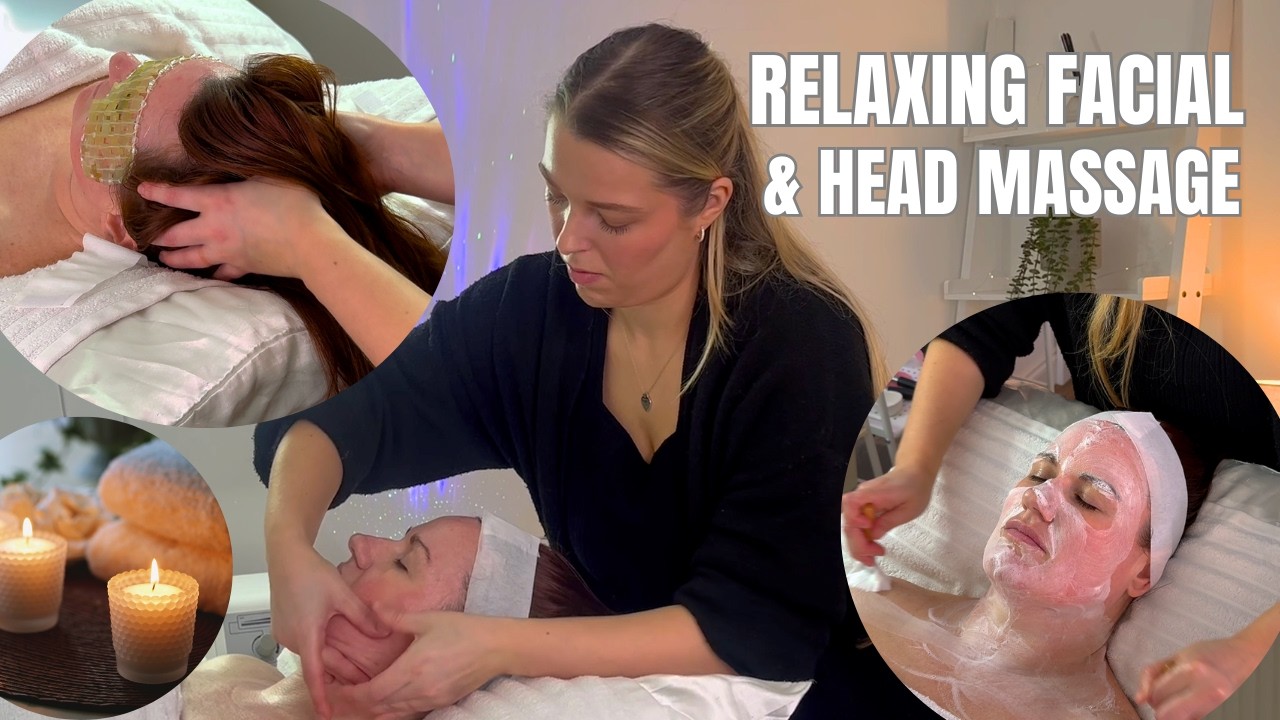The Most Relaxing Facial and Head Massage to Send You to Sleep