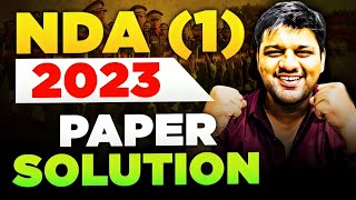 NDA Exam Paper Solution 🤩 NDA (1) 2023 Paper Solution 🔥 Maths Jugad Se 😎 Paper Solution NDA (1) 2023