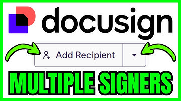 How To SEND Docusign To MULTIPLE Signers (QUICK & EASY) 2025