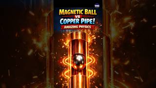 Magnetic ball vs Copper pipe! Amazing physics by VMC JEE