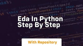 eda in python step by step