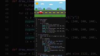 Beginners Can Build This! 2D Car Game in Python Pygame ✅ #shorts #python #learnpython