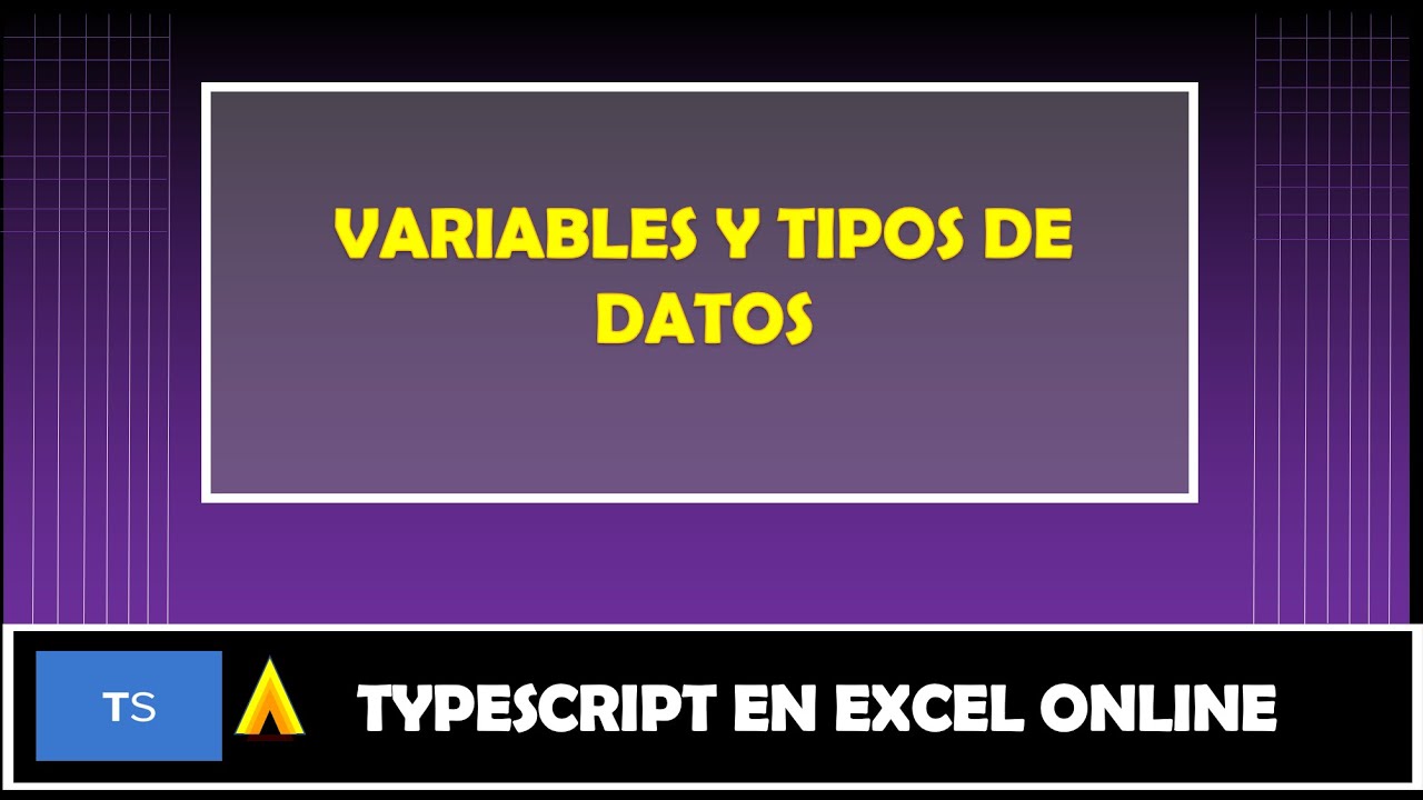 Variables y Tipos de Datos en TypeScript en Excel Online Parte 2 - YouTube