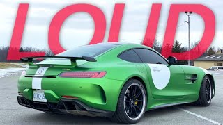 THIS IS WHAT AN $8000 MERCEDES AMG GTR Fi EXHAUST SYSTEM SOUNDS LIKE!