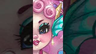 Watch me turn my mermaid illustration into real life! #mermaid #mermay #mermaidcosplay #mermaidart
