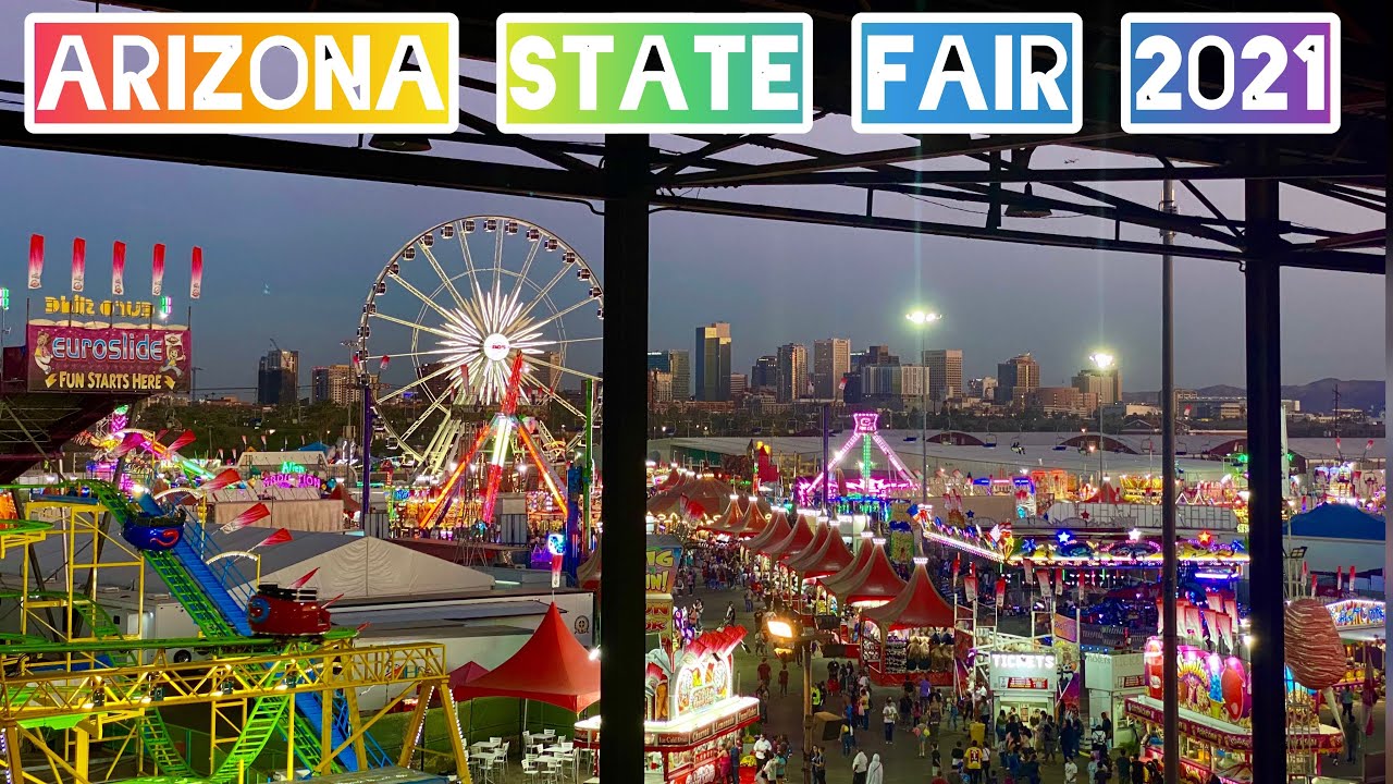 Arizona State Fair 2021 🎡 Phoenix AZ La Feria 🎢 Del Estado De