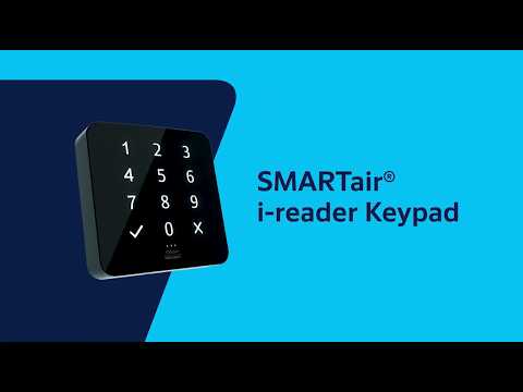 SMARTair i-reader Keypad – The best of SMARTair wall reader now with PIN operation
