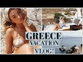 GREECE TRAVEL VLOG! What I ate, wore, and did in Mykonos!