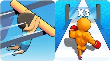 Noob vs Pro: Level Up Runner vs Rails Roof Run | Epic Gameplay Battle