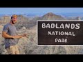 Wildlife and Rock Strata at Badlands National Park