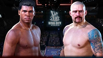 Muhammad Ali vs Oleksandr Usyk FULL FIGHT | Undisputed Boxing Game AI Simulation (CPU vs CPU)
